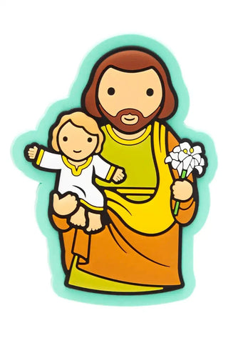 Saint Joseph Catholic Fridge Magnet | Fathers Patron | Little Drops of Water