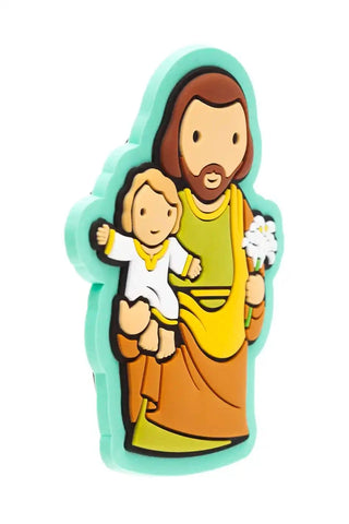 Saint Joseph Catholic Fridge Magnet | Fathers Patron | Little Drops of Water