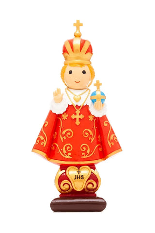 Infant Prague Collectors Edition Miniature Saint Statue | Divine Child King | Little Drops of Water