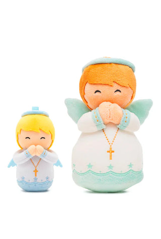 Guardian Angel Boy Catholic Mini 4.75" Plush Doll — Divine Protection