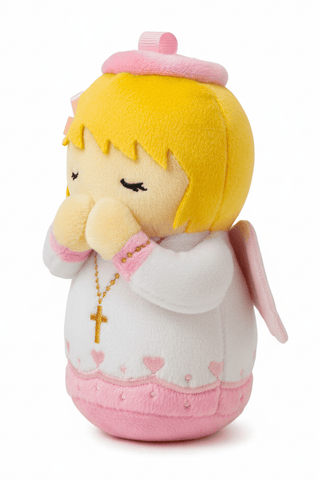 Guardian Angel Girl Catholic Mini 4.75" Plush Doll — Divine Protection