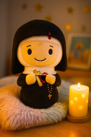 Saint Rita Catholic Plush Doll — Patron of Impossible Cases