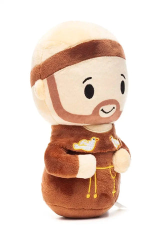 Saint Francis of Assisi Catholic 8" Plush Doll — Patron of Animals