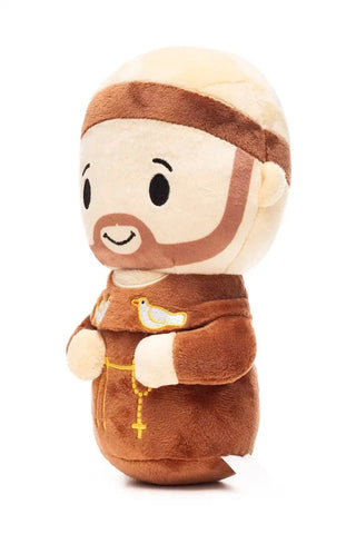 Saint Francis of Assisi Catholic 8" Plush Doll — Patron of Animals