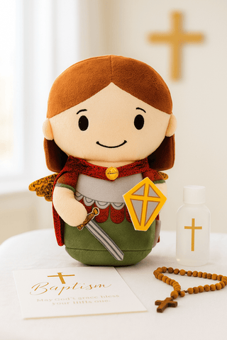 Saint Michael Archangel Catholic 8" Plush Doll — Divine Protection