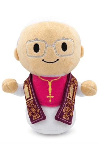 Pope Leo XIV Catholic Plush Doll - Holy Father - Little Drops of Water