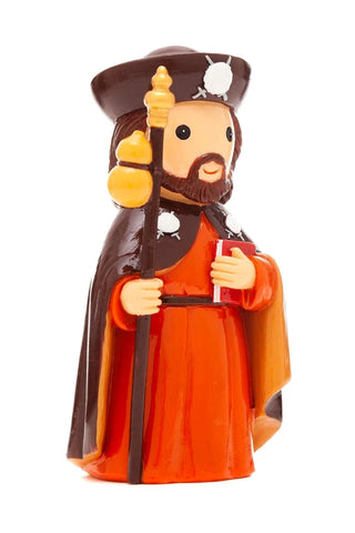 Saint James Miniature Saint Statue | Pilgrims Patron Saint | Little Drops of Water