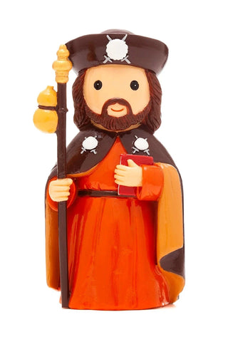 Saint James Miniature Saint Statue | Pilgrims Patron Saint | Little Drops of Water