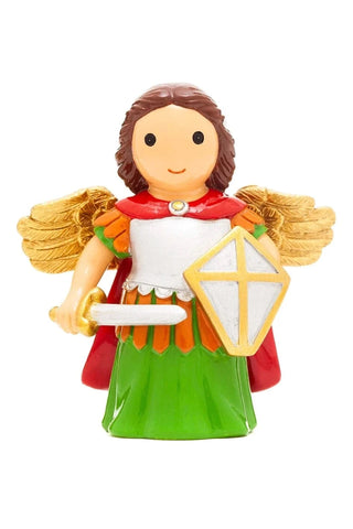 Saint Michael Archangel Collectors Edition Miniature Saint Statue — Protector Saint — Limited Edition | Edition Closed