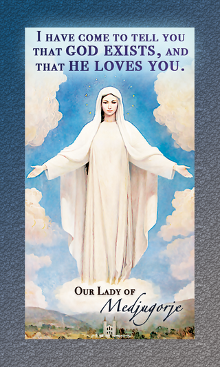 Our Lady of Medjugorje Prayer Cards
