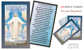 Our Lady of Medjugorje Prayer Cards