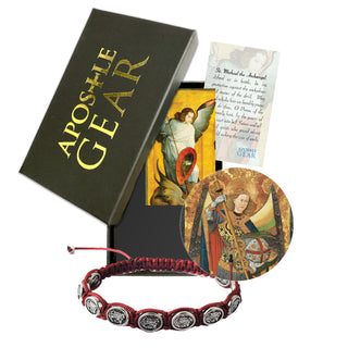 St. Michael Bracelet - Red