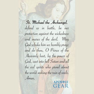 St. Michael the Archangel Defend Us In Battle Prayer