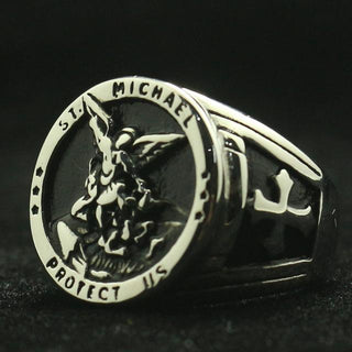 Saint Michael Ring for Men