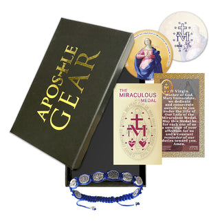  Miraculous Medal Bracelet - Blue 