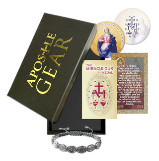  Miraculous Medal Bracelet - Grey 