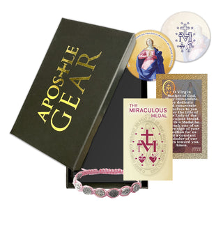  Miraculous Medal Bracelet - Pink 