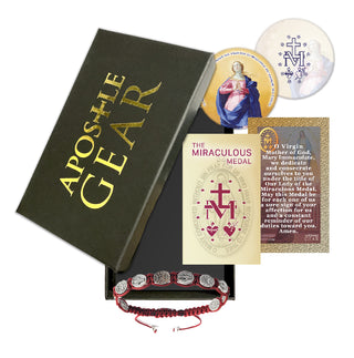  Miraculous Medal Bracelet - Red 