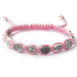 Miraculous Medal Bracelet - Pink