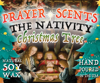 Nativity candle