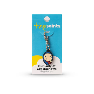 Our Lady of Czestochowa Tiny Saint Charm