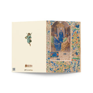 Confirmation Card - Pentecost Illuminated Manuscript: outside