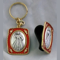 Divine Mercy Visor Clip And Key Chain