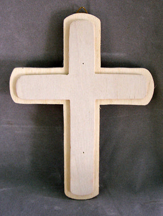 Plain Wood Cross 6.25"