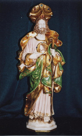 St. Jude Hand-Painted Ceramic 20"