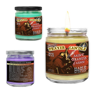 St. Francis of Assisi Candle