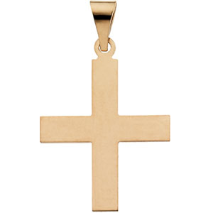 14K Yellow Gold Greek Cross Pendant