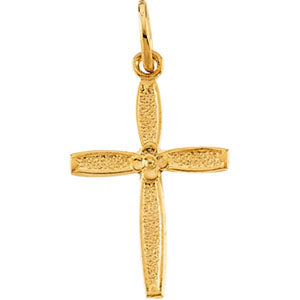 14K Gold Child's Cross Pendant at Catholic Shop