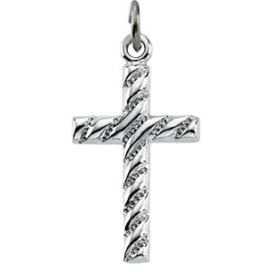 Sterling Silver Cross Pendant with Chain