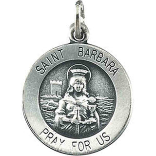 14K Yellow Gold St. Barbara Pendant