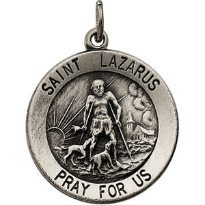 14K Yellow Gold St. Lazarus Pendant
