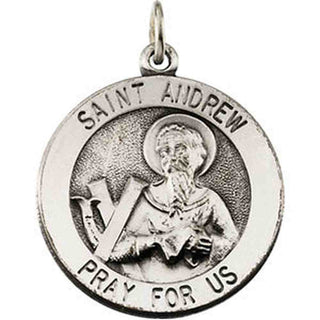 14K Yellow Gold Saint Andrew Medal at Catholic Shop