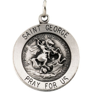 14K Yellow Gold St. George Pendant