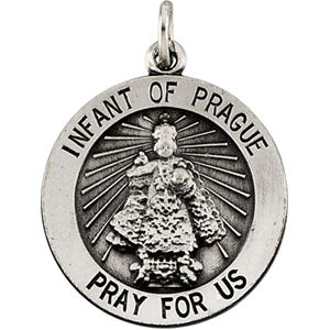 14K Yellow Gold Infant Of Prague Pendant