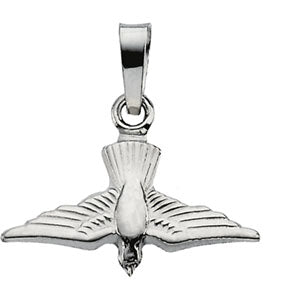 14K Yellow Gold Holy Spirit Pendant