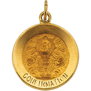 14K Yellow Gold Confirmation Pendant