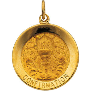 14K Yellow Gold Confirmation Pendant