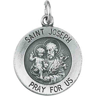 White Gold St. Joseph Pendant