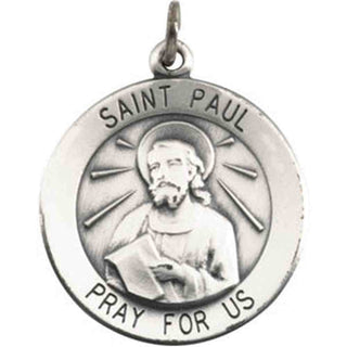 14K Yellow Gold Saint Paul The Apostle Pendant