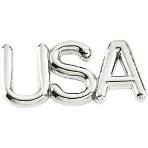 14K White Gold Usa Lapel Pin at Catholic Shop