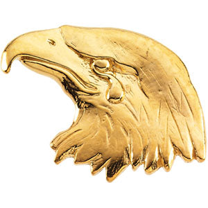 14K Yellow Gold Eagle Lapel Pin at Catholic Shop