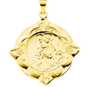 14K Yellow Gold St. Anthony Pendant