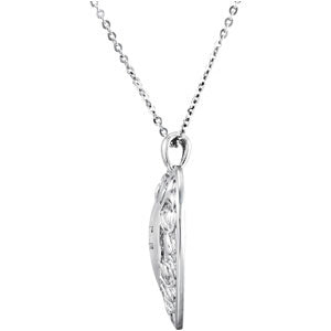 Sterling Silver Heart Of A Grnd Mother Neck with Ca at Catholic Shop