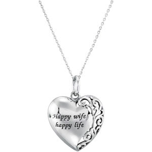Sterling Silver Hap Wife Hap Life Pdt with Chan C at Catholic Shop