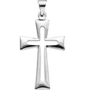 Platinum Cross Pendant