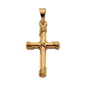 14K Gold Cross Pendant